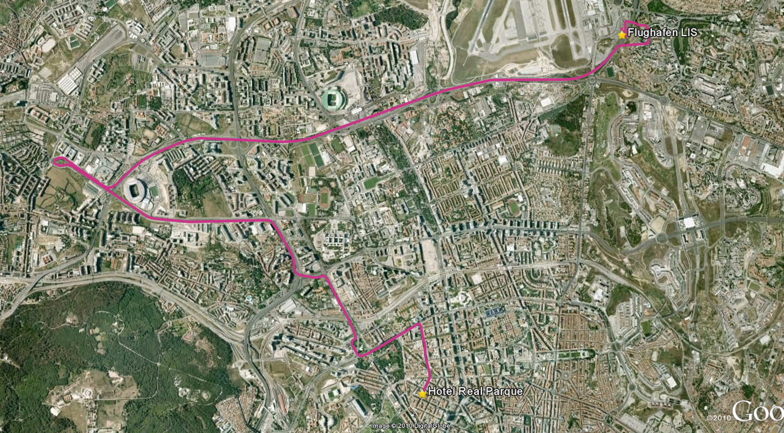 Auf Umwegen ins Hotel ;)