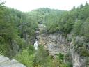 Linville Falls auf den Blue Ridge Parkway